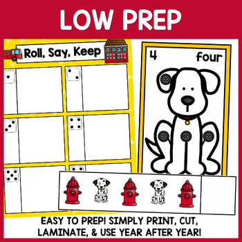 Fire Safety Centers: Math & Literacy Activities for Pre-K