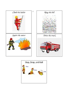 Preview of Fire Safety Movement Cards