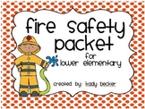 Fire Safety Packet: Math & Literacy plus MORE