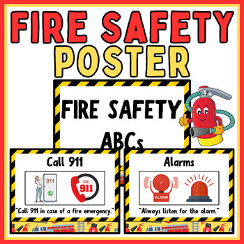 Fire Safety Posters - Fire Safety ABCs Posters - Fall | TPT