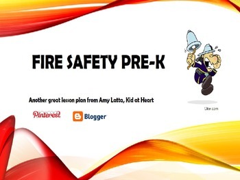 Preview of Fire Safety Preschool Activity Packet