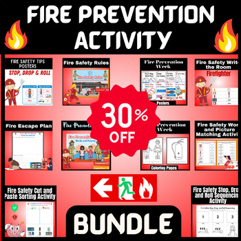 Preview of Fire Safety Prevention Week bundle (Early Childhood)