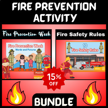 Preview of Fire Safety Prevention Week bundle (PowerPoint & Google Slides)