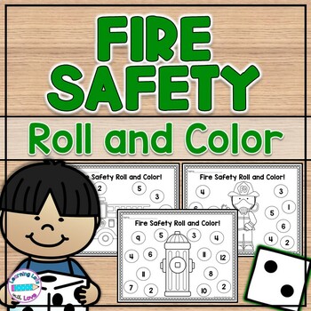 Fire safety and prevention, fire drill, Stop - drop - roll, & 2 emergent  readers
