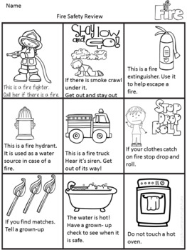 fire safety clip art black and white