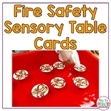 Fire Safety Sensory Table Cards for Special Education (Fin