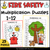 Fire Safety Skip Counting Multiplication Puzzles  Math Num