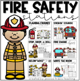 Fire Safety Stations! (3 Math + 3 Literacy)