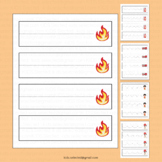 Fire Safety Tracing Activities Line Worksheets Fine Motor 