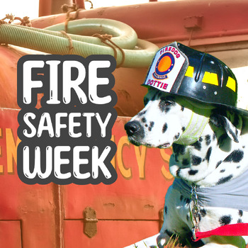 Preview of Fire Safety Week Active Listening Comprehension Podcast Activities
