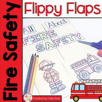 Preview of Fire Safety Week Activities Interactive Notebook Lapbook