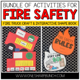 Fire Safety Week Bundle | Fire Safety Crafts