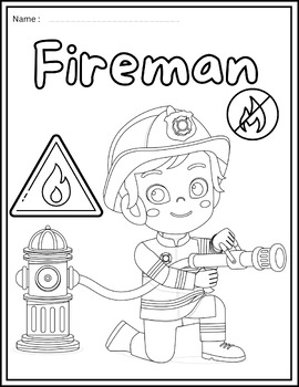 Fire Safety Week Coloring Page / Fire Prevention Week Coloring Sheets ...