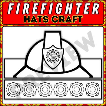 Fire Safety Week Craft | Kindergarten Activity Preschool | Firefighter ...