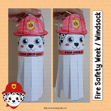 Fire Safety Week Craft Stop Drop Roll Activities Coloring 