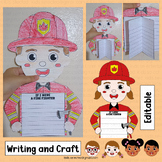 Fire Safety Week Craft Writing Activities Bulletin Board C