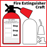 Fire Safety Week | Fire Extinguisher Writing Craft Activit