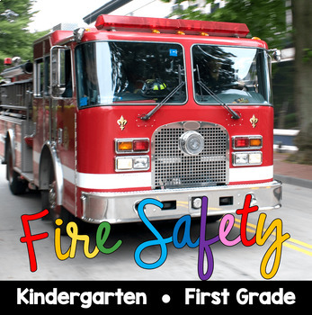 Preview of Fire Safety Week - Firefighter Report - Craft Worksheets Printables Kindergarten