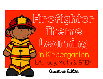 Preview of Kindergarten Fire Safety Themed Math and Literacy Activties