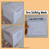 Fire Safety Week Writing Activities Cube Craft Project Sto