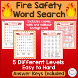 Fire Safety Word Search - Fun Games & Activities