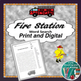 Fire Safety Word Search Puzzle - Fire Stations Printable a