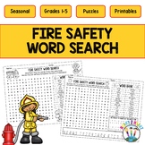 Fire Safety Word Search Puzzle Worksheet Fall Word Search 