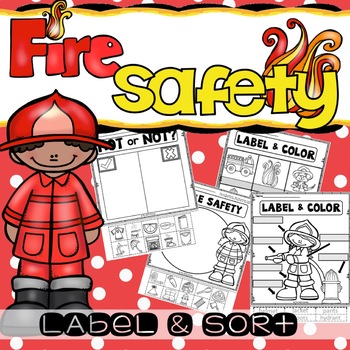 Preview of Fire Safety Worksheets