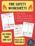 Fire Safety Worksheets (pack of 15 printables)