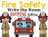 Fire Safety Write the Room - Rhyming Edition