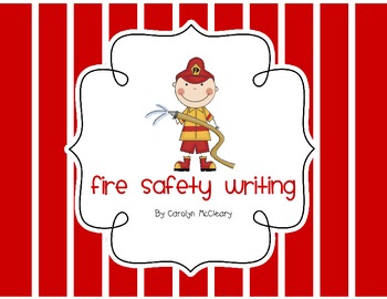 Preview of Fire Safety Writing (with circle and tree maps)