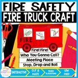 Fire Safety | Fire Truck Craft Activity | Stop Drop and Ro