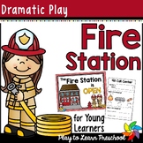 Fire Station Community Helpers Dramatic Play Printables fo