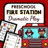 Fire Station Dramatic Play Preschool Pretend Play Pack