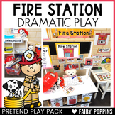 Fire Station Dramatic Play Printables | Pretend Play Pack,