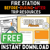 Fire Station Field Trip Forms : Permission slip, Tracking 