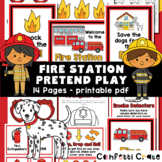 Fire Station Pretend Play Printables