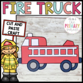 Fire Truck Craft | Fire safety activities