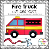 Fire Truck Craft | Fire Safety Activities | Safety October