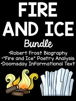 Preview of Fire and Ice Poetry Bundle Paired Passages Fiction and Non-Fiction