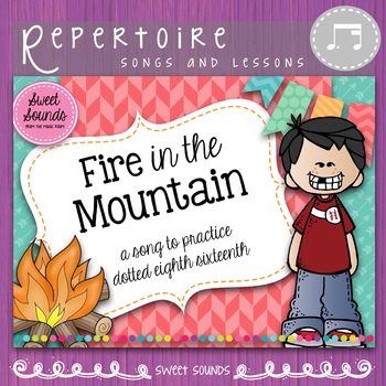 Preview of Fire in the Mountain Rhythm Practice Activities - Dotted Eighth Sixteenth Note