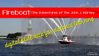 Preview of Fireboat Literacy Unit for September 11th on Google Slides | Distance Learning