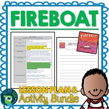 Preview of Fireboat by Maira Kalman Lesson Plan and Activities