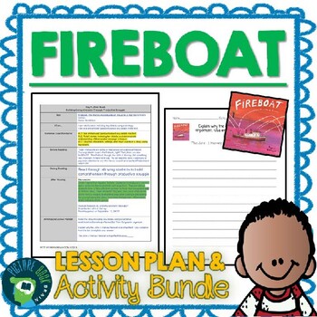 Preview of Fireboat by Maira Kalman Lesson Plan and Google Activities