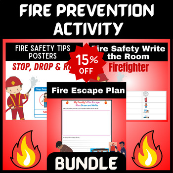 Firefighter Activities, Fire Safety, Activities BUNDLE - Preschool, PreK