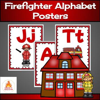 Preview of Firefighter Alphabet Posters