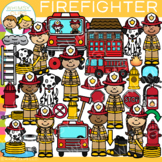 Kids Firefighter Theme Clip Art