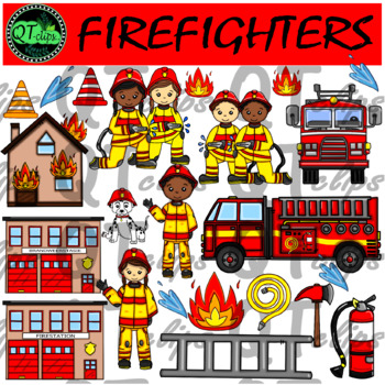 Preview of Firefighter Clip art