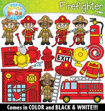 Firefighter Community Helpers Clipart {Zip-A-Dee-Doo-Dah Designs}