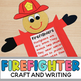 Firefighter Craft with Writing Activity
